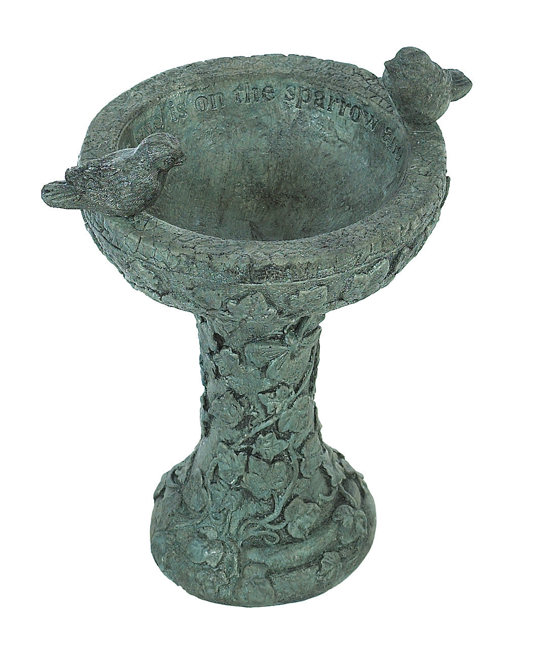 Eye On The Sparrow with Birds Birdbath