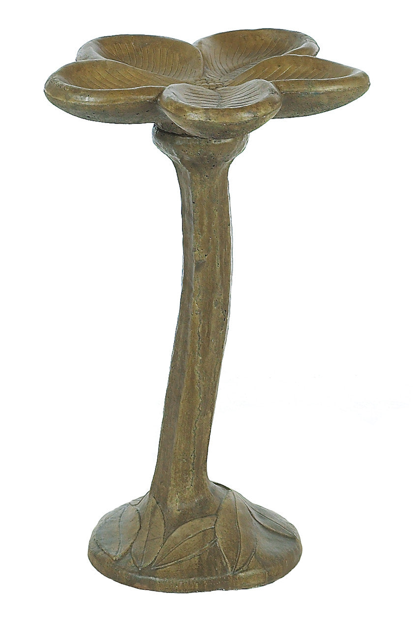 5 Petal Stem Bird Bath