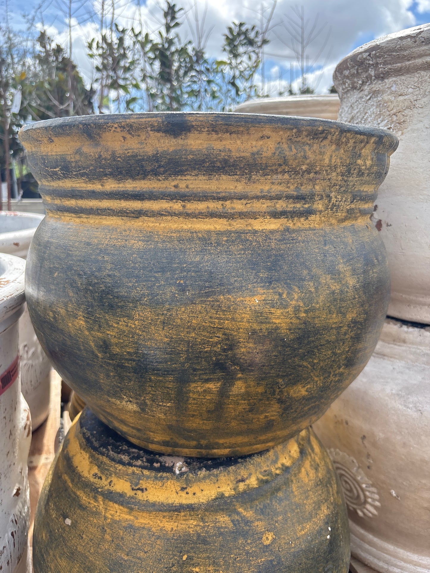 Mediterranean Style Clay Planter