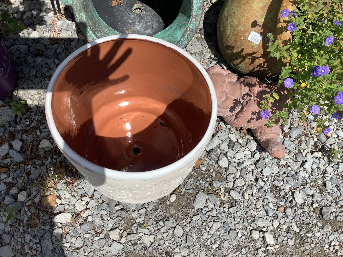 Mexican pottery round large
