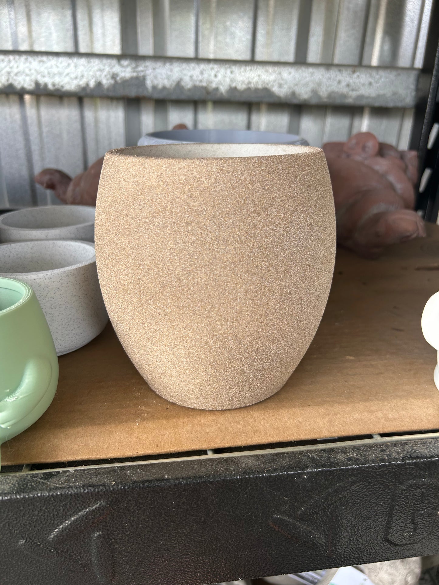 Sandy Speckled Planter