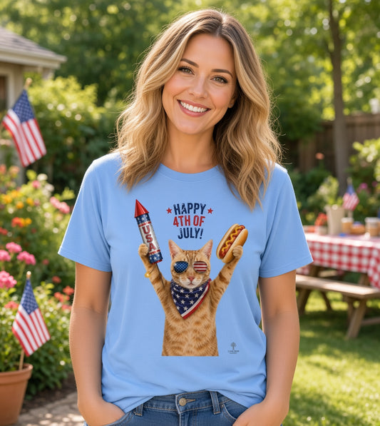 Pumpkin 4th of July Tee