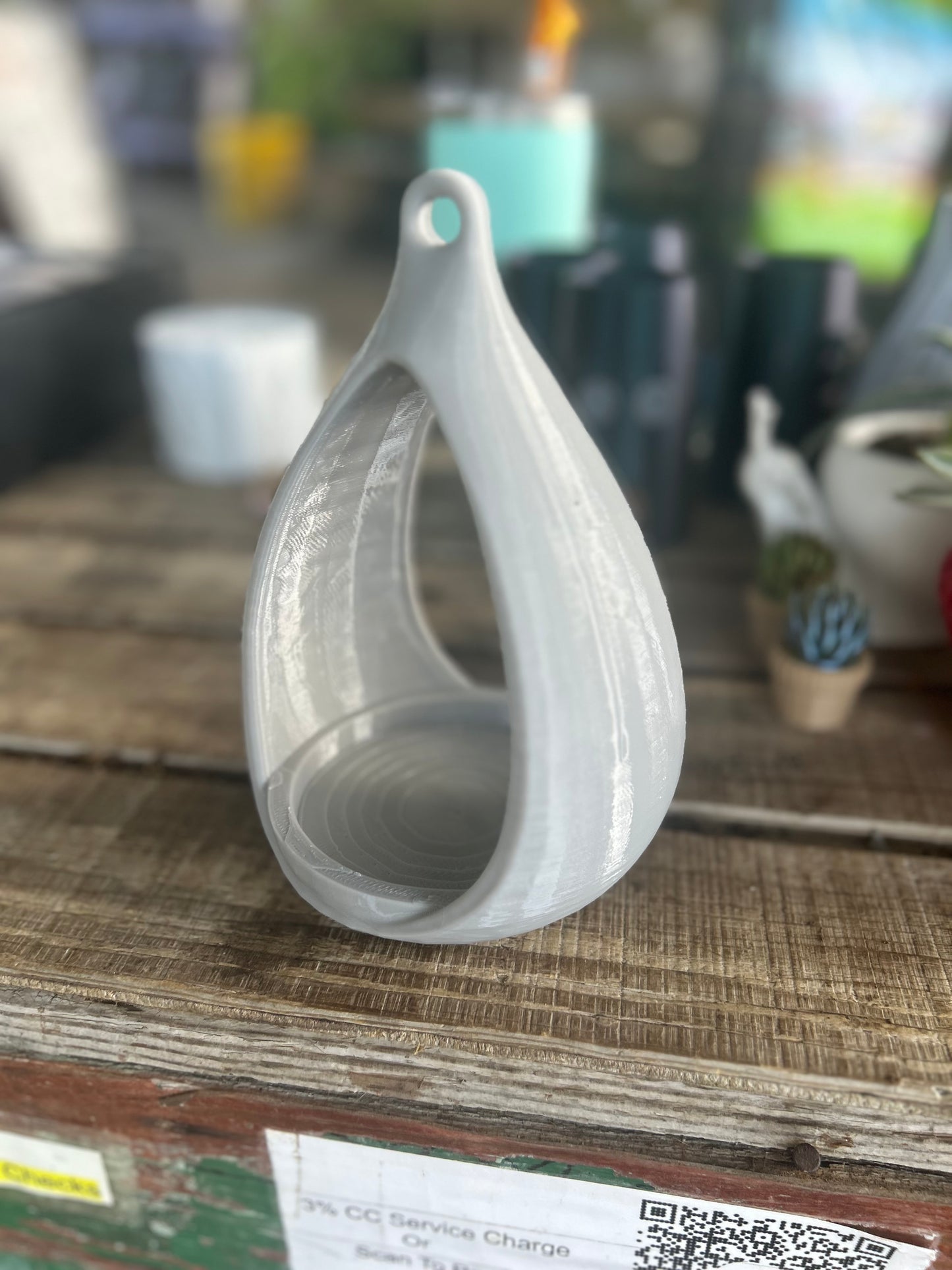 Hanging Teardrop Bird Feeder
