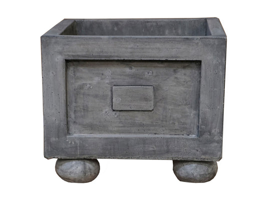 Topiary 19" Square Planter with Feet