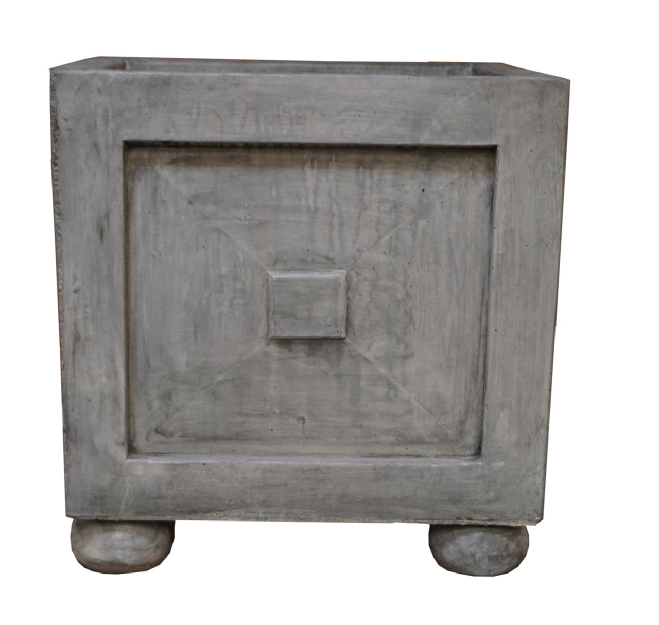 Topiary 23" Square Planter with Feet