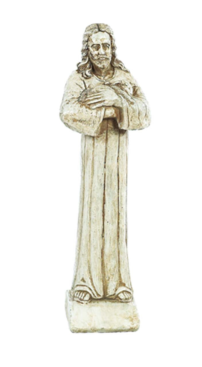 Jesus Holding Lamb Statue