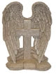 Angel Wings on Cross Statute