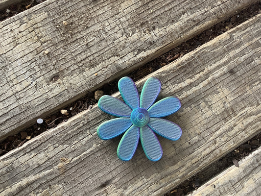 Flower fidget spinner