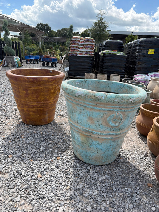 XL Brushed Terracotta Planter