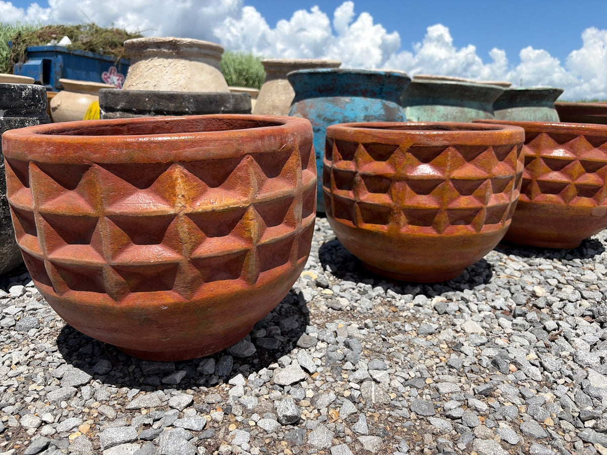 Clay Cup Diamond Planter