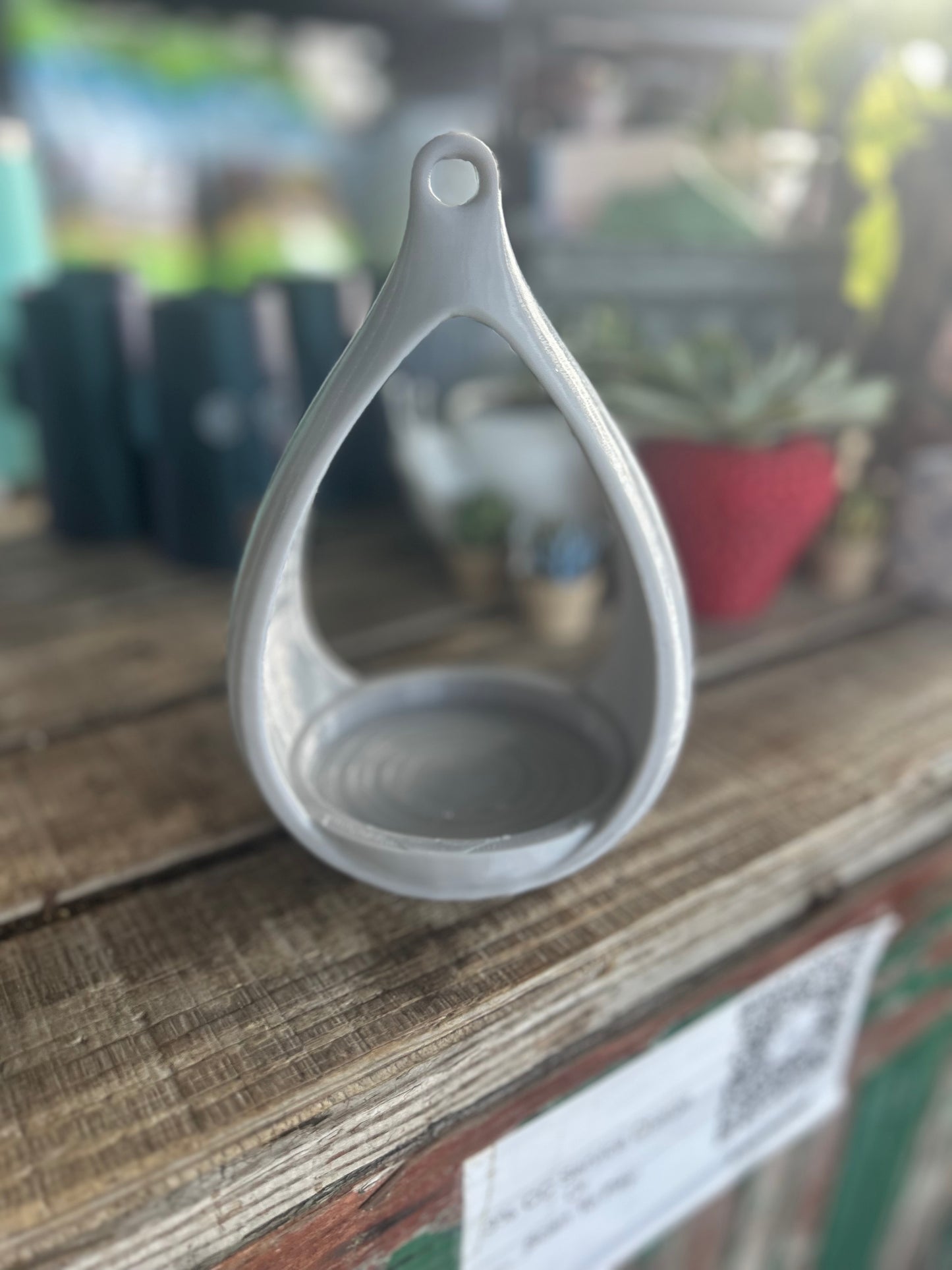 Hanging Teardrop Bird Feeder