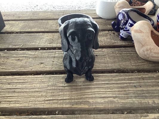 Dachshund planter