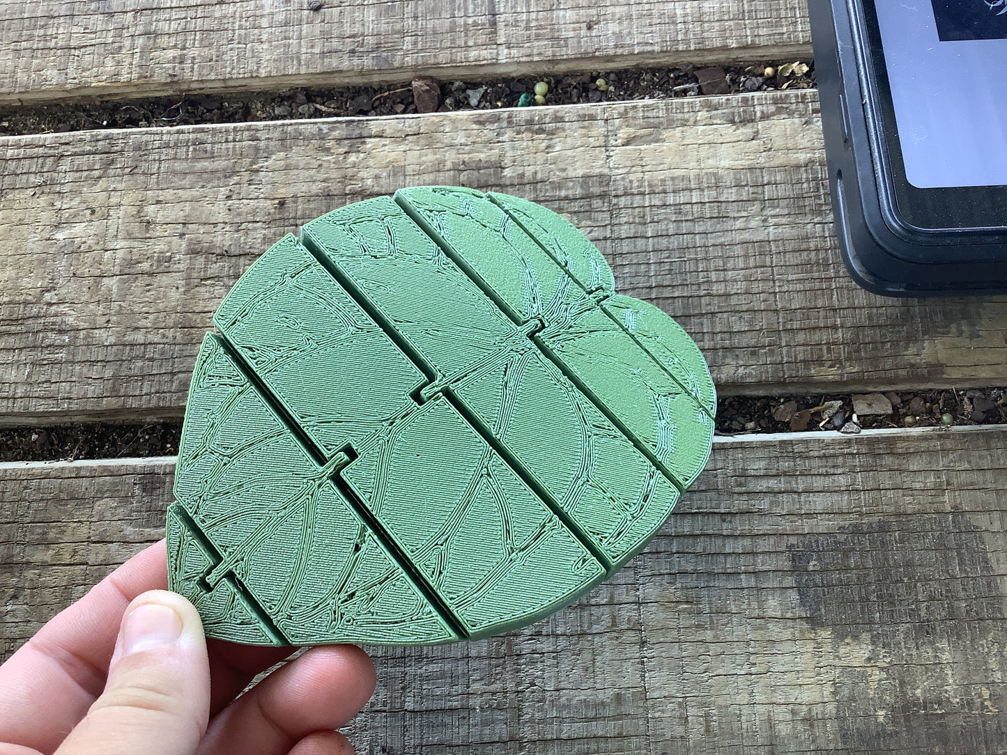Plant leaf fidget