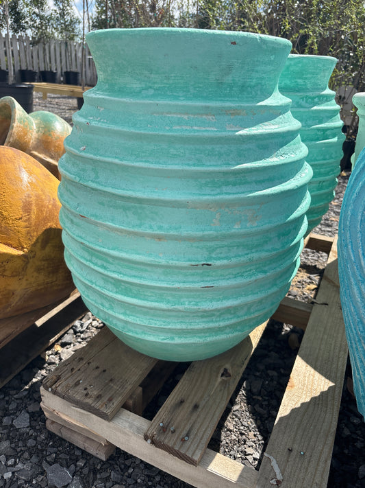 Clay Honeycomb Style Planter
