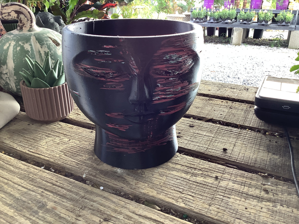 Large Halloween face planter