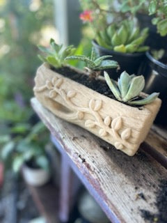 Small Log Planter