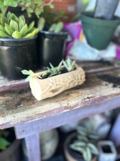 Small Log Planter