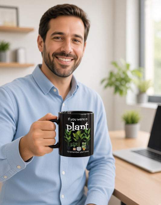 If You Were a Plant, I’d Remember Your Name – Funny Plant Lover Mug