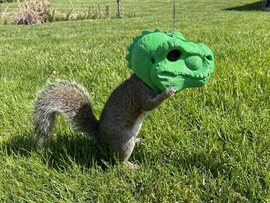 T-Rex Squirrel Feeder
